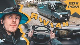 POV: Driving Amazon's Rivian Electric Delivery Van in Seattle!