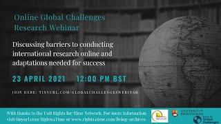 Online Global Challenges Research Webinar