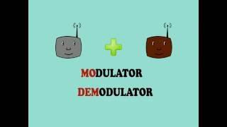 How a MODEM works - Animation