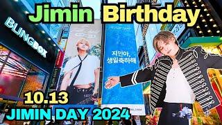 BTS Jimin Birthday 2024 in Seoul Myeongdong  10.13 Jimin Day