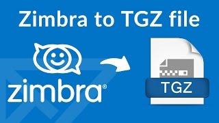 How to Export Data from Zimbra Web Client or Desktop - Mails, Contacts, Calendars