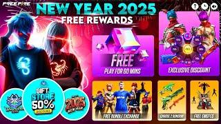 Happy New Year 2025 Free Rewards|Naruto Evo Bundle Full Review| Free Fire New Event | Ff New Event