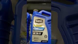 Walmart Supertech Advance Synthetic. 20,000 miles Motor Oil- 20.99