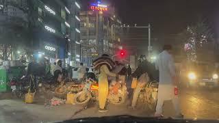 4K - Driving in Lahore from Hafeez Center to Zaman Park Lahore - #dashcam Video