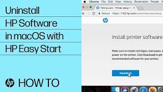 Uninstall HP Software in macOS with HP Easy Start | HP Easy Start | HP