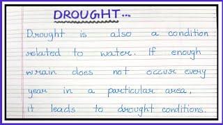 Drought/What is Drought/types of drought/Drought kya hota h ||