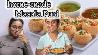 Home made super delicious masala puri recipe Kannada|| family time || ￼kiranyashu || 