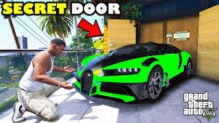 Franklin Opened A SECRET DOOR Outside His House In GTA 5 | SHINCHAN and CHOP