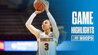 Penn State at Minnesota | HIGHLIGHTS | Big Ten Women's Basketball | 12/28/2024