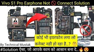 Vivo S1 Pro Earphone Not Connect | Jumper Solution | Technical Mustak #earphone