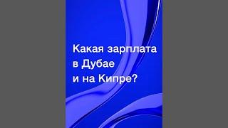 Какая зарплата в Дубае и на Кипре?