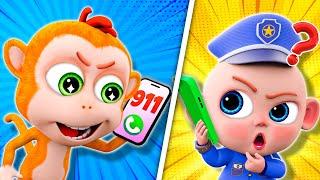 Police Officer Song | Call The Police ️ | More Funny Kids Songs & Nursery Rhymes