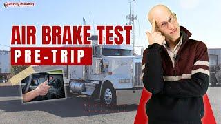 CDL Class A Pre Trip Inspection : AIR BREAKS TUTORIAL 2025