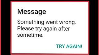 mAadhaar Fix Message Something went wrong please try again after sometime& Not Working Problem Solve