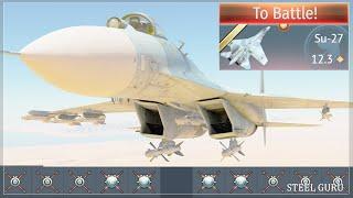 [STOCK] NEW Su-27 GRIND Experience  10 missiles from HELL  ABSOLUTE MADNESS at TOP TIERS!