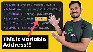 How to See Variable Address in Dev Tools? | Memory Location