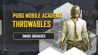 PUBG MOBILE ACADEMY THROWABLES - SMOKE GRENADES