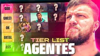 COMPARO los AGENTES de VALORANT en un TIERLIST: (De GOD  a ASS )