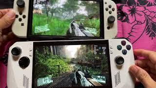 Crysis 3 remastered - Nintendo Switch 45 fps | Asus Rog Ally (pc handheld) | gameplay