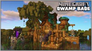 The Ultimate Minecraft Survival Swamp Base!!! [World Download]