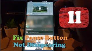 Pause Button Not Going Away on YouTube Fix