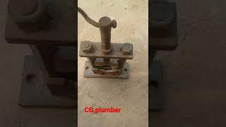 Pipe Vise, Pipe Vise For G. I. Pipe Hold Tool, For Every Plumbers# Heavy Duty Tool# CG Plumber#like#