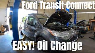 Ford Transit Connect Oil Change for Dummies