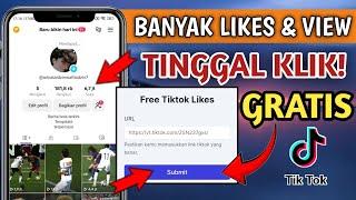 CARA MENAMBAH LIKES TIKTOK GRATIS 2024 || View Meledak Auto Fyp!!