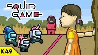 오징어 게임 Squid Game in Among Us - Red Light, Green Light