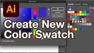 How to Make Custom Color Swatch in Adobe Illustrator