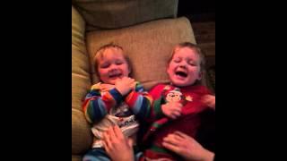 twin boys tickle torture