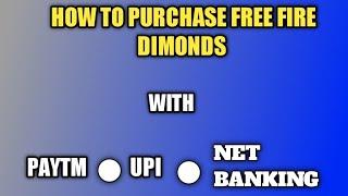 HOW TO TOP UP WITH PAYTM/NET BANKING/UPI || GARENA FREE FIRE | GAMING BOY RIKE