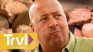 Mud Samples and Fresh Meat in Johannesburg | Bizarre Foods with Andrew Zimmern | Travel Channel