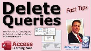How to Create a Delete Query to Delete Records from Tables in Microsoft Access