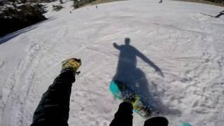 Snowboarding at Mountain High GoPro Headcam