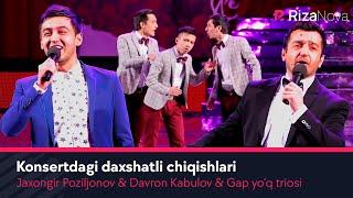 Jaxongir Poziljonov & Davron Kabulov & Gap yo'q triosi - Konsertdagi daxshatli chiqishlari