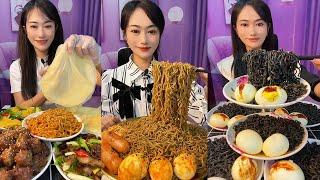 ASMR MUKBANG EATING TOO MUCH NOODLES 안녕하세요 평소 중국 음식을 좋아하고 관심있는 사람입니다