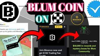 Blum Coin On Okx , Binance। Blum Coin Listi। Blum Coin Supply RoadMap। Blum Mining Review ।