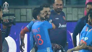 Virat Kohli Heartwarming Getsure As He Goes Again To Meet Naveen Ul Haq After Ind Vs Afg ||