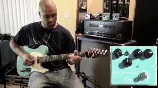 Dr. J - Green Crystal Overdrive Demo by JMR Guitar - Like Tube Screamer - Vintage Overdrive Guitar