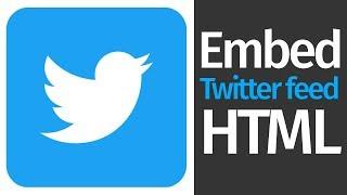 How to Embed Twitter Feed in a Website