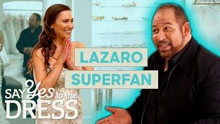 Designer Lazaro Perez Surprises Superfan Bride! | Say Yes To The Dress America