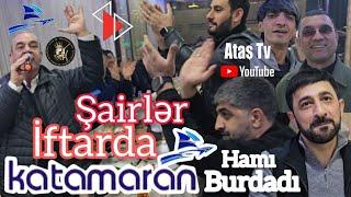 Ataş tv də Meyxana şairləri iftara Katamaran restoranında yığışdılar. Hamı bu məclisdə idi, əla oldu