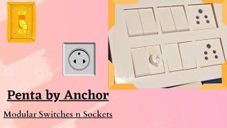 Penta by Anchor Modular Switches socket Price Review Unboxing