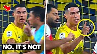 Cristiano Ronaldo Refuse to Take a Penalty & Told The Referee it is Not a Penalty ️