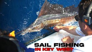 "Key West Sailfish Frenzy | 6 for 9 on Sails | GunnslingerTV"