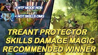 Dota 2 - New 7.24 Treant Protector Hard Support Pro Skills Damage Magic I NashDota Winner