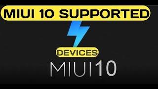 MIUI 10 Supported Devices Update List || List of Eligible Devices