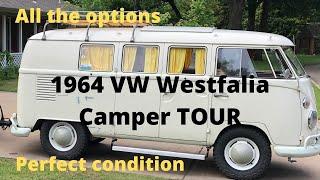 Ep. 41 1964 VW van Westfalia camper tour walk through. Van life walk around. VW westfalia conversion