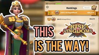 NEW ARMS TRAINING! This is the way to do it with your engineering march, Rise of Kingdoms ROK